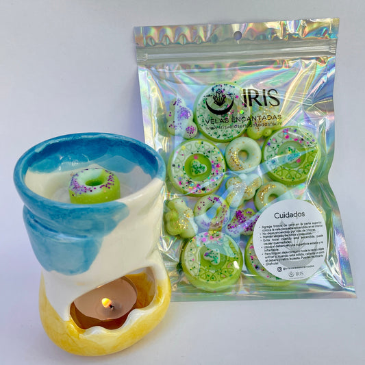 Kit Waxmelts con Pebetero — todo lo que necesitas